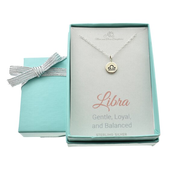 Libra Necklace in Sterling Silver 