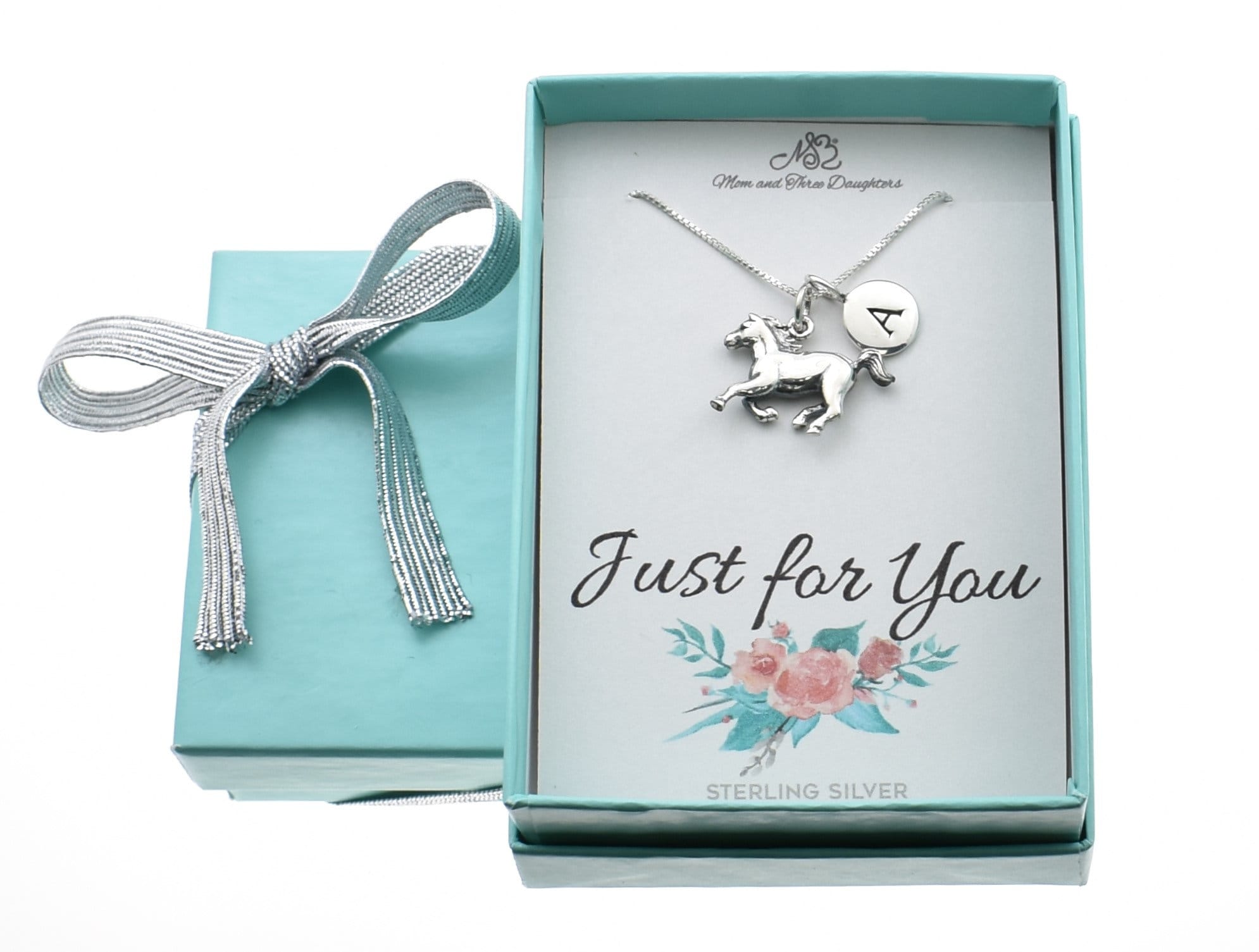 Personalized Little Girl's Horse Necklace in Sterling Etsy