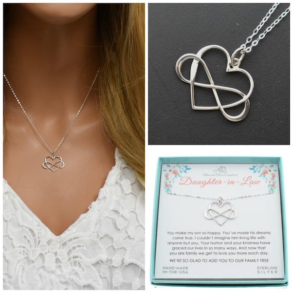 Infinity Heart Necklace - To My Daughter - Whenever Life Tries To Knoc -  Wrapsify