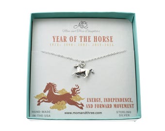 Collar de caballo en plata de ley: Año del Caballo, 2026