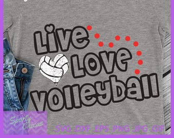 Download Live Love Volleyball Etsy