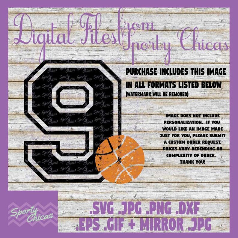 Download 9th Birthday SVG Ninth Birthday SVG Basketball SVG Nine | Etsy