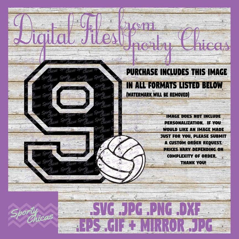 9th Birthday SVG Ninth Birthday SVG Volleyball SVG Nine | Etsy