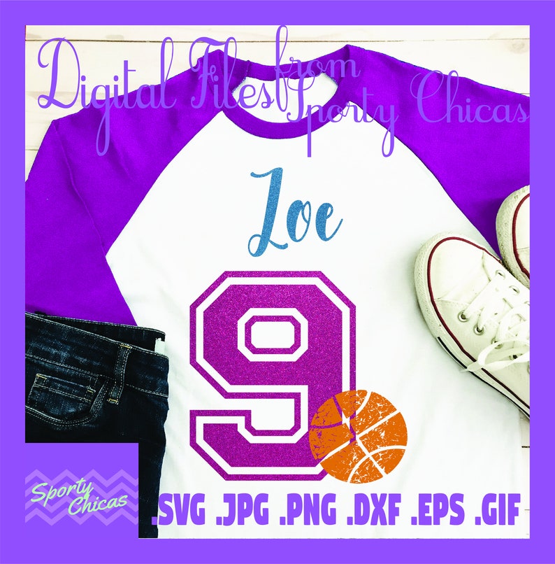 Download 9th Birthday SVG Ninth Birthday SVG Basketball SVG Nine | Etsy