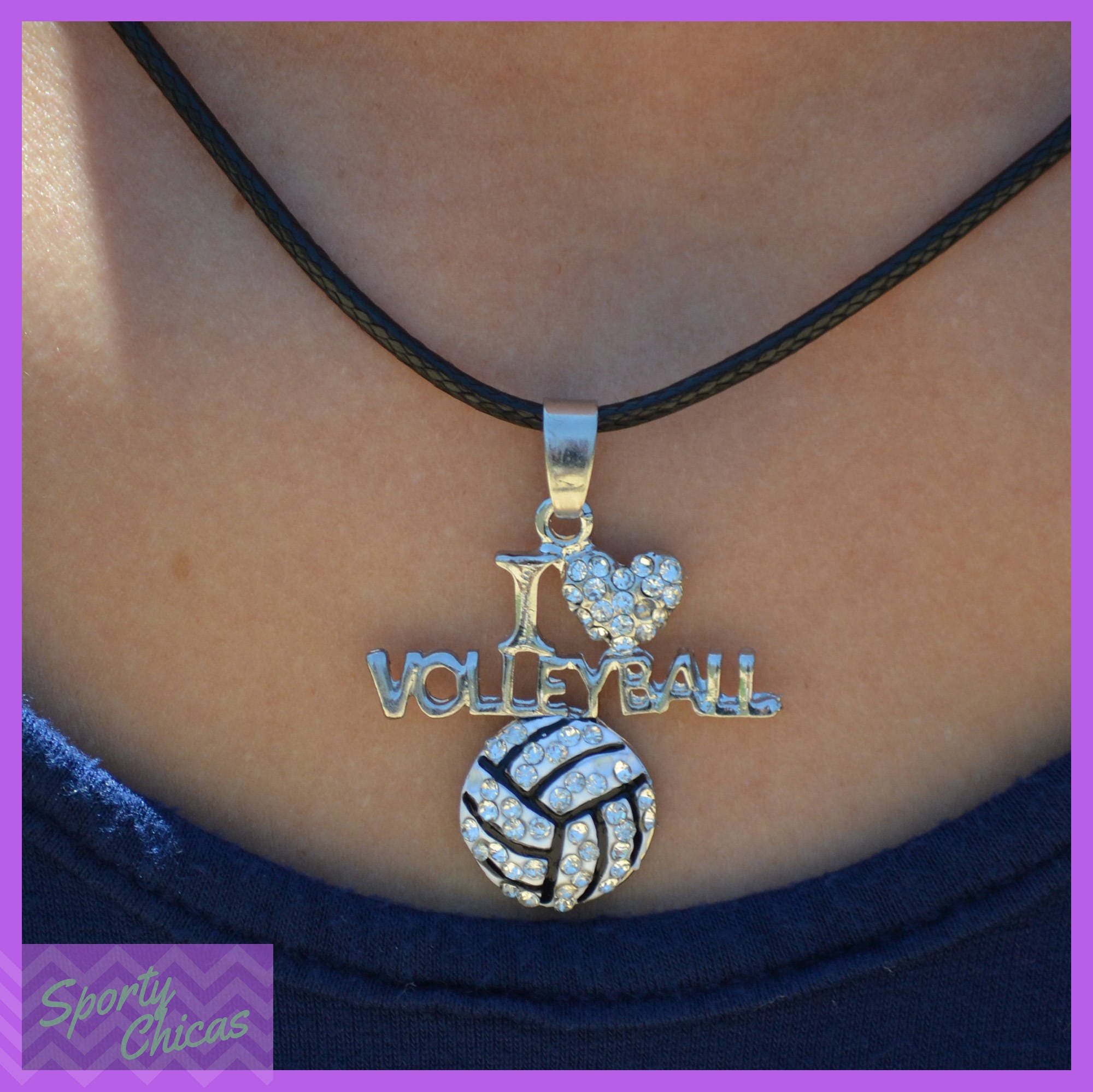 Personalized Volleyball Gift Volleyball Jewelry Volleyball Etsy