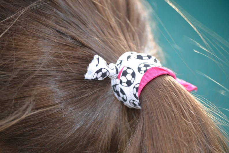 Soccer Hair Ties 6 Pack Soccer Hair Accessories Soccer Hair Etsy