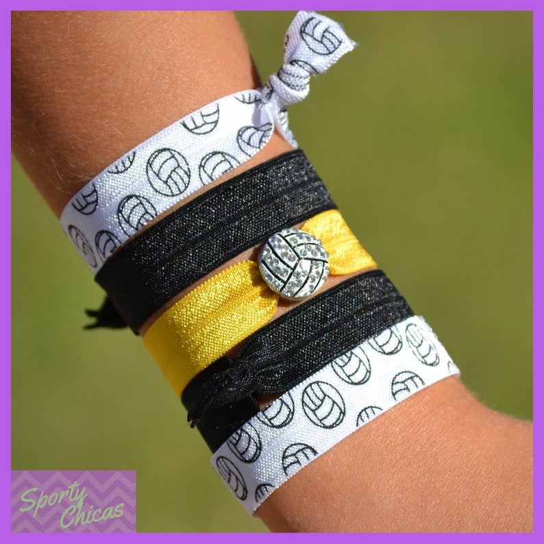 Girls Volleyball Team Gift Volleyball Bracelet Blue Slap Etsy