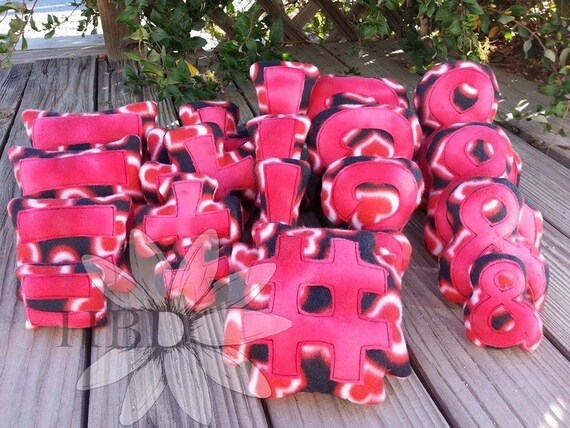 ITH Symbol Plush Digital Embroidery Design Set FOUR | Etsy