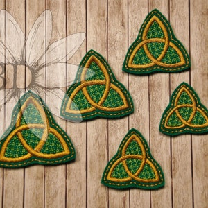 Celtic Knot Trinity Knot Feltie in Five Sizes!