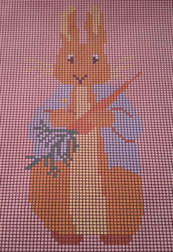 Peter Rabbit Blanket Panel Crochet Pattern CHART ONLY Etsy Australia