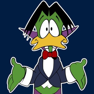 Count Duckula crochet blanket panel pattern*Chart only*