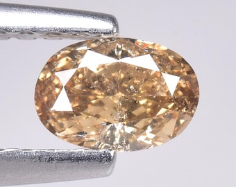 0.40cts Brown Oval Natural Loose Diamond "SEE VIDEO"