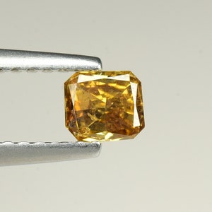 IGEC Certified 0.26cts Greenish Brown Cushion Natural Loose Diamond &quot;SEE VIDEO&quot;