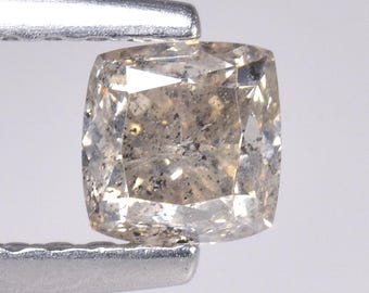 0.49cts Gray Cushion Natural Loose Diamond "SEE VIDEO"