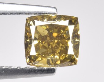 1.08cts Cocktail Brown Cushion Natural Loose Diamond "SEE VIDEO"