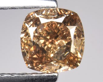 1.00cts Brown Cushion Natural Loose Diamond "SEE VIDEO"