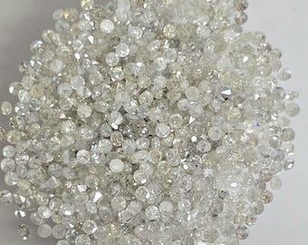 10.00cts 1.5 - 1.8mm White Single Cut Natural Loose Diamonds Lot