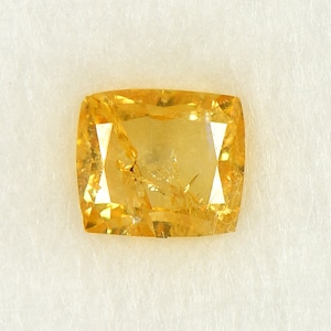 Certified ~ 0.21cts Orange Cushion Natural Loose Diamond