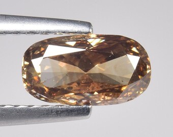 1.03cts Champagne Brown Oval Natural Loose Diamond "SEE VIDEO"