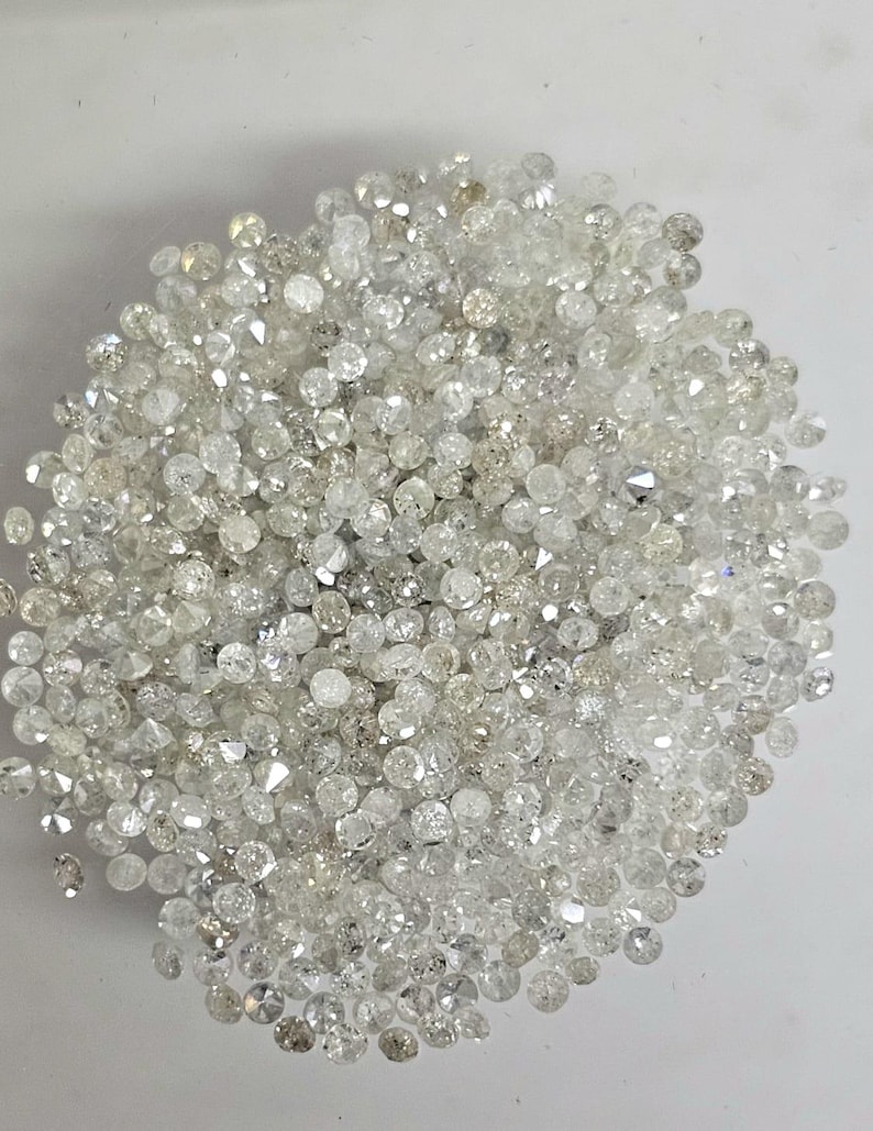 Untreated Natural Diamonds 3.00cts 1.5 - 1.8mm Single Cut White Diamonds image 1