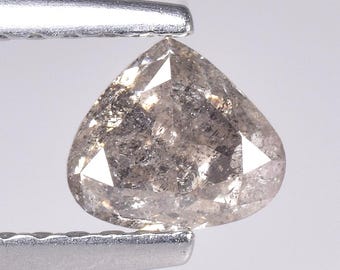 0.56cts Gray Pear Natural Loose Diamond "SEE VIDEO"