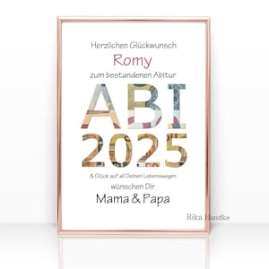 Abschlussgeschenk Abitur 2025, Geldgeschenk Karte Abi Geschenk, Abitur Glückwünsche Abi, Geld Geschenk, Geld verschenken, A4 Poster