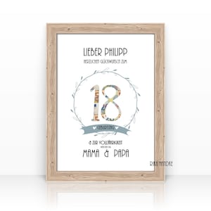 Geldgeschenk, Geburtstagsgeschenk Geldgeschenk /zum Geburtstag / Geld Geschenk mit Namen personalisiert / Geld verpacken / Geschenkidee A4