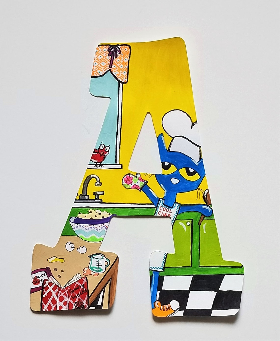 Stay Groovy READ Laminated Letters Set of 4 Etsy