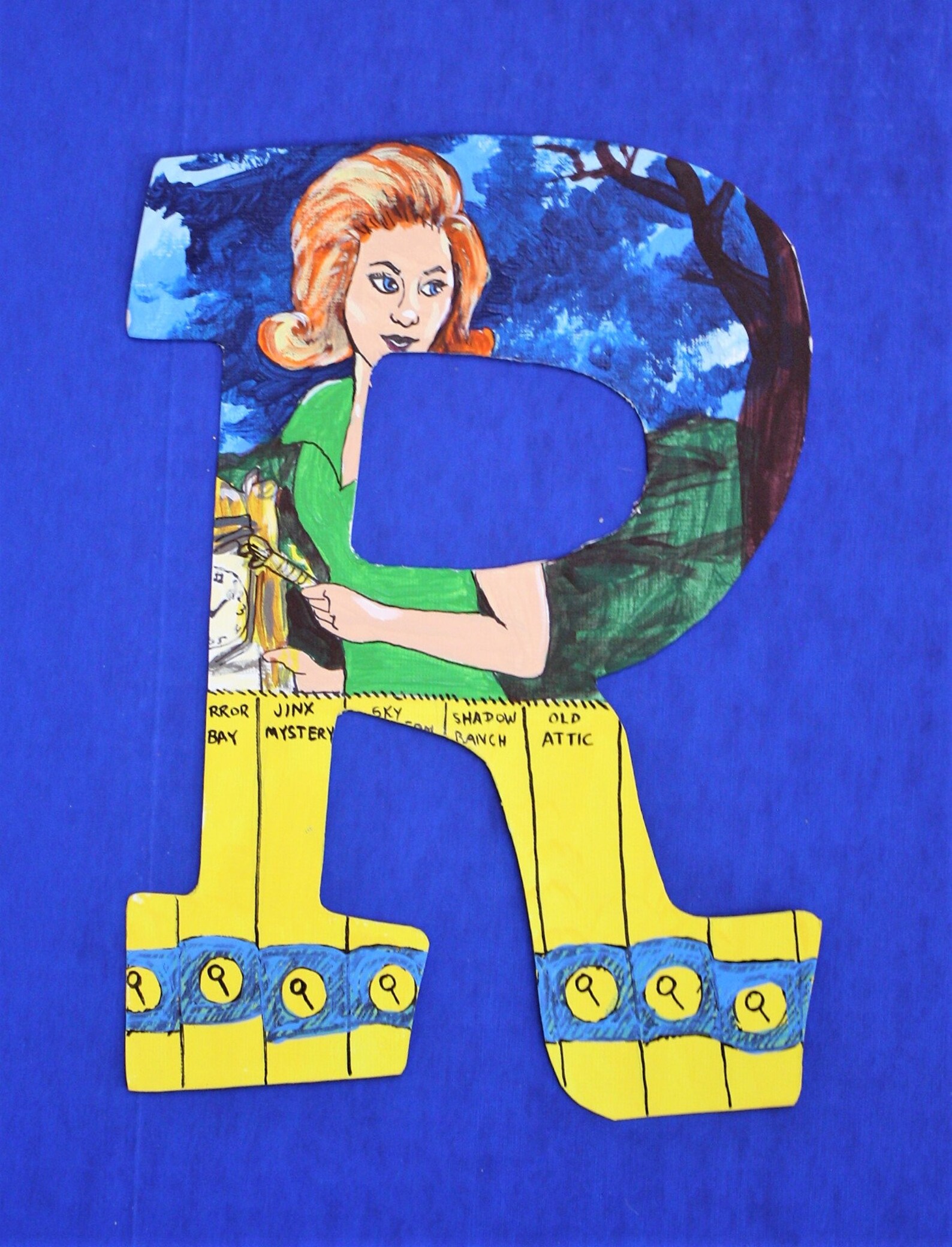 Classic Mystery READ Laminated Letters Set of 4 Etsy