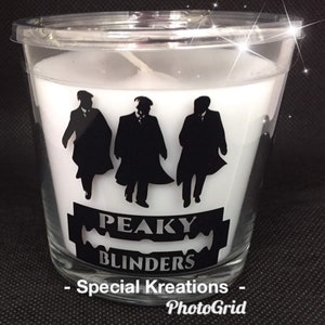 Peaky Blinders  Tommy Shelby Brothers Candle.  Anniversary. Birthday. Friendship.  Wedding Favours