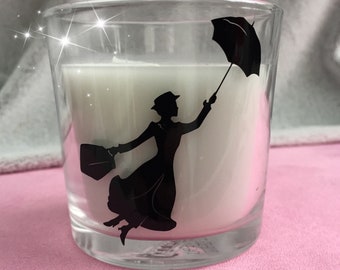 Mary Poppins Scented Candle | Birthday | Mothers Day | Wedding Favours | Christening | Baby Shower | Valentines Day