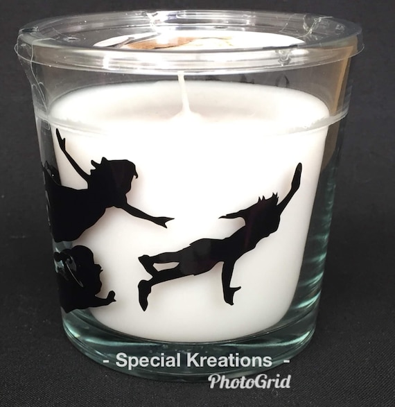 Peter Pan and Wendy Candle. Birthday. Wedding. Anniversary. Etsy UK