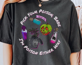 Pick Your Poison Villains Disney Taylor Shirt