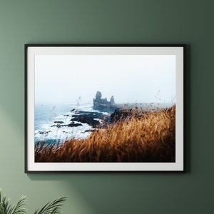 Londrangar Print - Icelandic Landscape Photography, Original Fine Art, Print, Canvas or Framed Wall Art Home Decor Gift