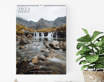 2023 A3 Landscape Photography Calendar - Limited Edition Wall Calendar inc Scotland, Iceland, Yorkshire Dales, Lake District, Japan, Alps