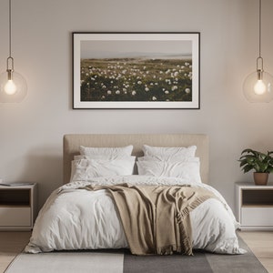 Cotton Grass Nature Photography Print: Calming Farmhouse Wall Art image 8