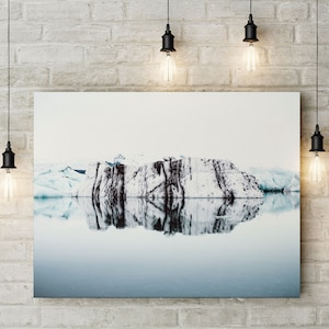 Iceland Glacier Photo Print: Jökulsárlón Landscape Wall Art