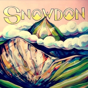 Snowdon print - Select your Product GWR Art Deco acrylic painting