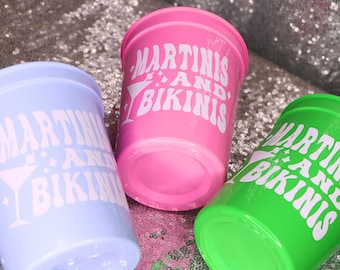 Martinis and Bikinis Stadium Cup for Bachelorette Party | The Bach Club, Tinis and Bikinis Theme