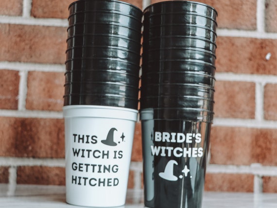 BRIDE’S WITCHES CUPS for Witchy Bachelorette Party | Witch Getting Hitched, Spooky Boochelorette, Bride’s Coven, Tarot Bachelorette