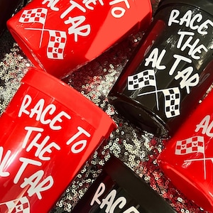 Race To The Altar Stadium Cups for Bachelorette Party