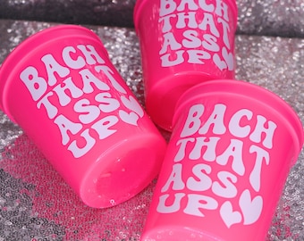 Bach That Ass Up Stadium Cup for Bachelorette Party | Retro Party Favors, Dazed and Engaged, Last Disco