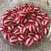 20mm Chunky Beads , Red Watermelon Solid Chunky Bubblegum Beads , 10pc bead set , Gum ball beads , Wholesale beads
