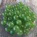 Green AB Crackle Chunky Beads , 20mm Chunky Bubblegum Beads , 10pc Bead set , Wholesale Beads , Gumball beads