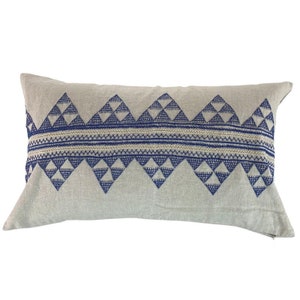 Indigo Pillow Cover Lumbar