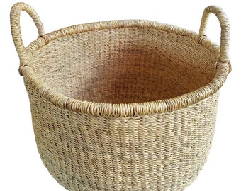 Handwoven Bolga Floor Baskets