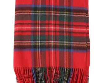 Stewart Holiday Print Throw Blanket