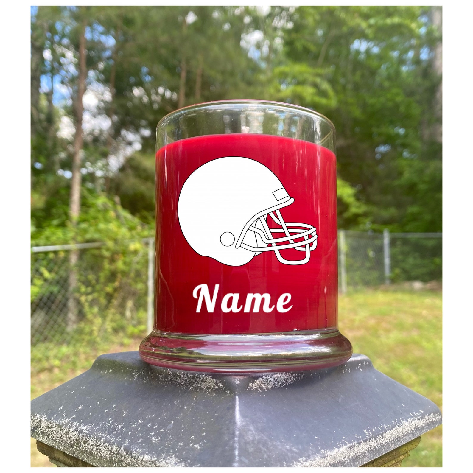 Team Sport Candles Football or Tee Shirt Vinyl Decals Pick Etsy