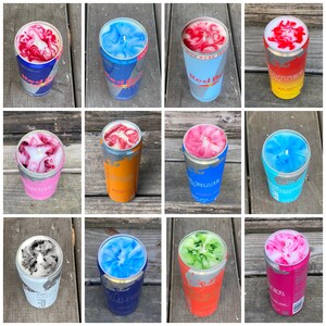Red Bull Can Candles: Upcyled Energy Drink All Flavors, Custom Scent Or Wax Color imagen 9