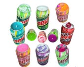 Mountain Dew Can Candles, Upcyled Soda Pop Including Code Red, Baja, Dragonfruit, Trolli, Any Scent and Wax Color